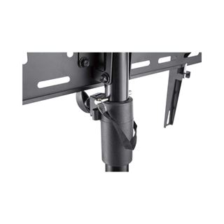 Manhattan TV-Staender mit Stativbeinen, 35kg, schwarz