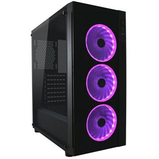 LC-Power Gaming 995B Light Box mit Sichtfenster Midi Tower ohne