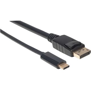 (€14,90*/1m) 1.00m Manhattan Displayport Anschlusskabel