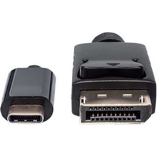(€14,90*/1m) 1.00m Manhattan Displayport Anschlusskabel