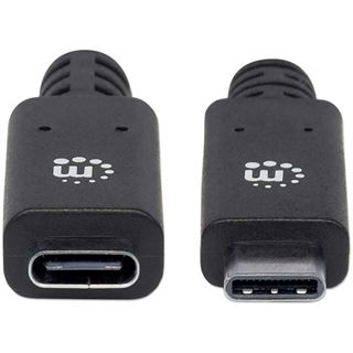 (&euro;23,80*/1m) 0.50m Manhattan USB3.1 Gen2 Verl&auml;ngerungskabel