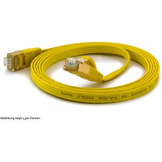 (€69,00*/1m) 0.10m wantec Cat. 6a Patchkabel FTP RJ45 Stecker