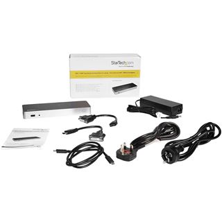 Startech Dual Monitor USB-C Dockingstation Windows 60W 4K