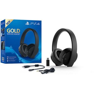 Sony Playstation 4 PS4 Gold Wireless Headset