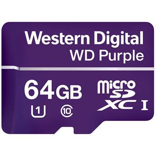 64 GB WD Purple microSDXC Class 10 UHS-I Bulk
