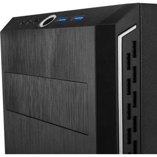 Antec P7 Silent gedämmt Midi Tower ohne Netzteil schwarz