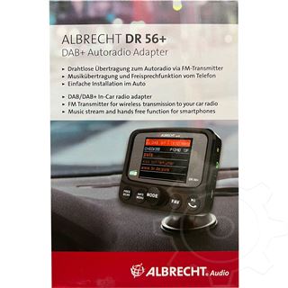 Albrecht DR 56+ DAB+ Autoradio-Adapter mit Bluetooth