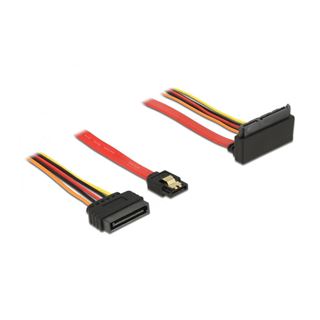 0.30m Delock SATA 6Gb/s Anschlusskabel SATA Buchse + SATA Strom