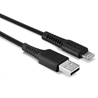 Lindy USB an Lightning Kabel, schwarz 0.5m
