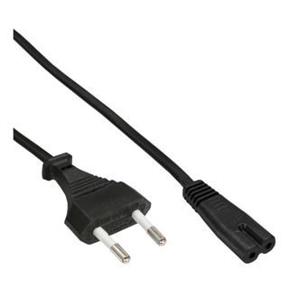 (€13,00*/1m) 0.30m InLine Stromkabel Euro Stecker auf C7 Buchse