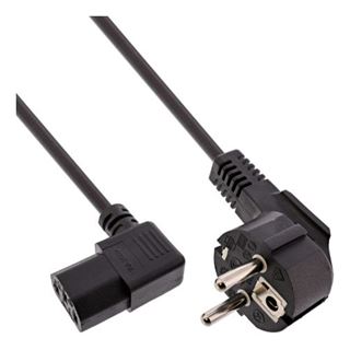 (&euro;16,33*/1m) 0.30m InLine Stromkabel Schutzkontakt Stecker