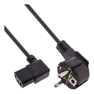 (&euro;16,33*/1m) 0.30m InLine Stromkabel Schutzkontakt Stecker