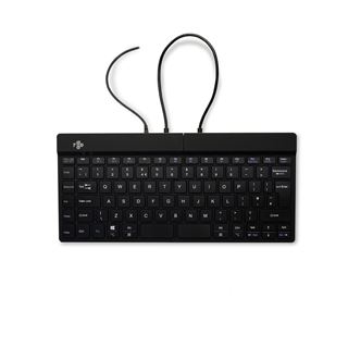 R-GO Tools Split Tastatur UK-Layout schwarz