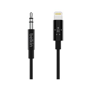 Belkin MixIT Lightning auf 3,5mm AUX Kabel, 0.9 m, schwarz