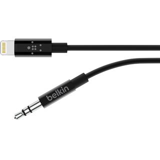 Belkin MixIT Lightning auf 3,5mm AUX Kabel, 0.9 m, schwarz