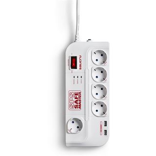 Salicru USV SPS SAFE MASTER, 5 Plugs + 2xUSB