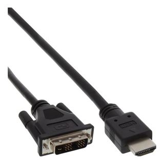 (€23,00*/1m) 0.30m InLine HDMI Adapterkabel HDMI-Stecker auf DVI