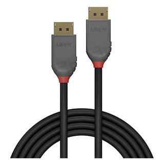 (&euro;19,80*/1m) 0.50m Lindy Displayport 1.4 Anschlusskabel 3-fach