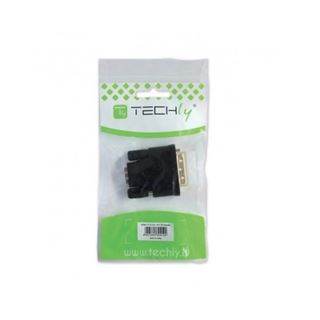 Techly DVI Adapter, VGA Stecker auf DVI Buchse