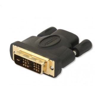 Techly HDMI Stecker auf DVI-D 18+1 single link Stecker