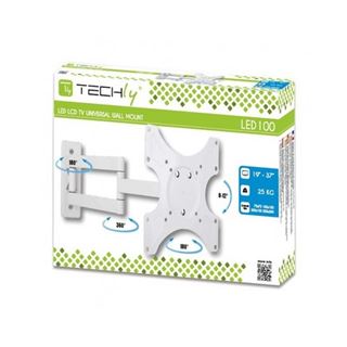Techly Wandhalterung LCD 19"-37" neig/drehbar 3 Gelenke