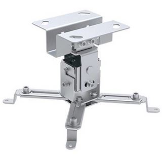 Techly Deckenhalterung f. Beamer, ausziehbar, 130mm, silber