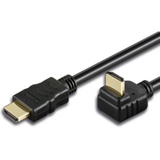 2.00m Techly HDMI Anschlusskabel gewinkelt HDMI-Stecker auf