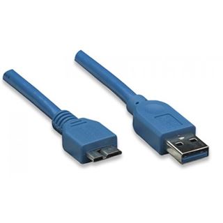 (&euro;4,45*/1m) 2.00m Techly USB3.0 Anschlusskabel Super-Speed USB A