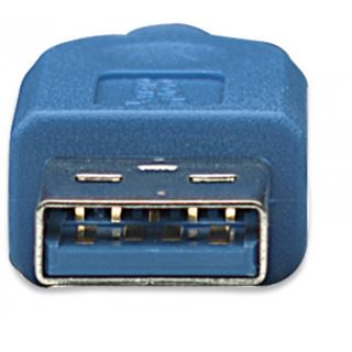 (&euro;4,45*/1m) 2.00m Techly USB3.0 Anschlusskabel Super-Speed USB A