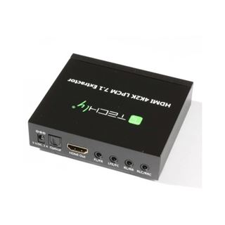 Techly HDMI Audio-Extractor LPCM 7.1 4K, UHD, 3D
