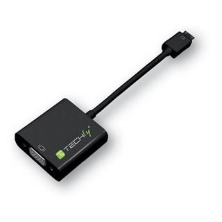 Techly HDMI zu VGA Konverter mit Audio und Micro-USB