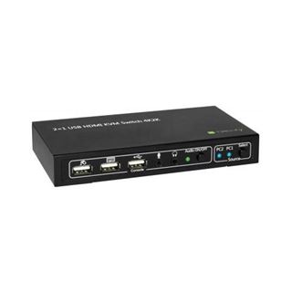 Techly KVM Switch USB, HDMI, 4K, 2 Wege