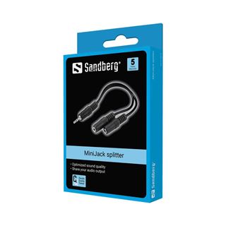 Sandberg MiniJack Splitter 1 2