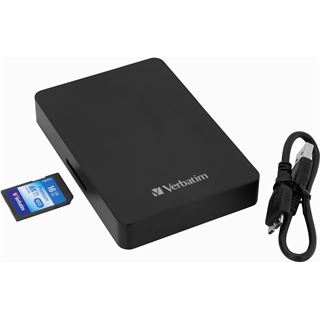 1TB Verbatim Store n Go+16GB SD-Karte 53421 2.5" (6.4cm) USB 3.0