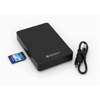 1TB Verbatim Store n Go+16GB SD-Karte 53421 2.5" (6.4cm) USB 3.0