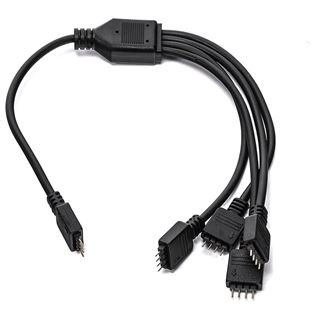 EK Water Blocks EK-RGB 8-fach RGB-4-Pin-Splitterkabel