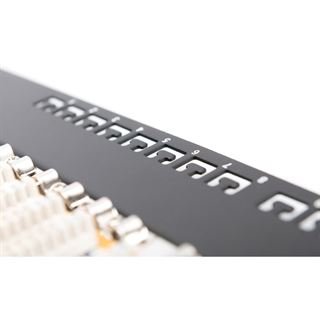 Digitus Professional Patchpanel 1HE 16-Port Cat6 geschirmt schwarz