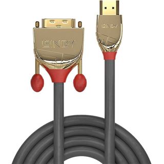 (&euro;7,89*/1m) 10.00m Lindy HDMI Adapterkabel HDMI-Stecker auf DVI
