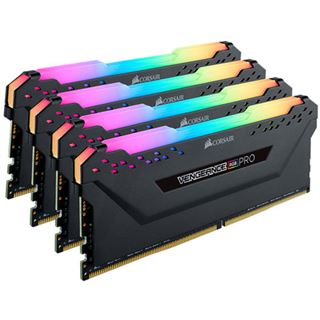 32GB Corsair Vengeance RGB DDR4-3200 DIMM CL16 Quad Kit