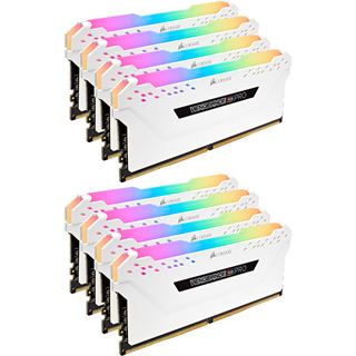 64GB Corsair Vengeance RGB PRO wei&szlig; DDR4-2666 DIMM CL16 Octa Kit