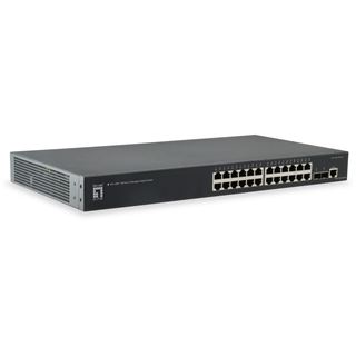 LevelOne Switch 44,0cm 26x SFP GTL-2661 2xSFP+