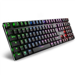 Sharkoon PureWriter RGB Kailh Choc Low Profile Red USB Deutsch