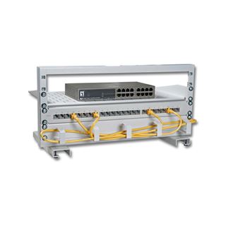 EFB Mini Netzwerkständer 19" 4HE, RAL7035