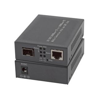 EFB Media Konverter 1x100/1000Mbit Rj45, 1 x Gigabit SFP Port
