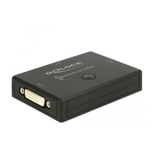 Delock Switch DVI 2 - 1 bidirektional 4k 30 Hz