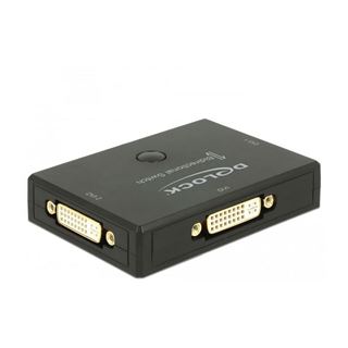 Delock Switch DVI 2 - 1 bidirektional 4k 30 Hz