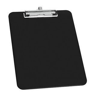 WEDO Klemmbrett, DIN A4, aus Polystyrol, schwarz