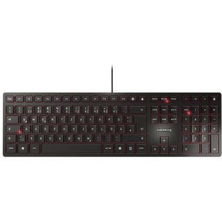 CHERRY KC 6000 Slim USB Englisch (UK) schwarz (kabelgebunden)