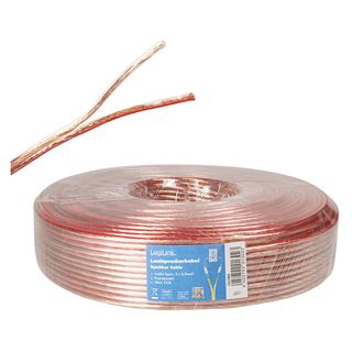LogiLink Lautsprecherkabel, 2 x 2,50 qmm, 50 m