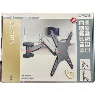 Schwaiger TV Wandhalterung 23"-55"Full Motion max.30kG black